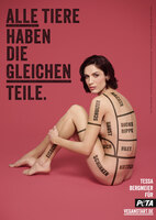 Model Tessa Bergmeier lässt für PETA die Hüllen fallen: „Alle&hellip;