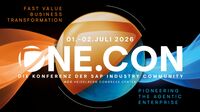 ONE.CON 2026: Die Konferenz der SAP Industry Community