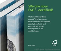 allcop ab sofort mit FSC®-zertifizierten Produktgruppen