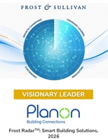 Planon im Frost Radar™ für Smart-Building-Lösungen als Visionary Leader ausgezeichnet