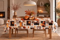 Herbstzauber und Halloween-Grusel: Mit Wachstuchtischdecken von mewatushop.de wird der Tisch&hellip;