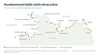 Hundestrand heißt nicht ohne Leine